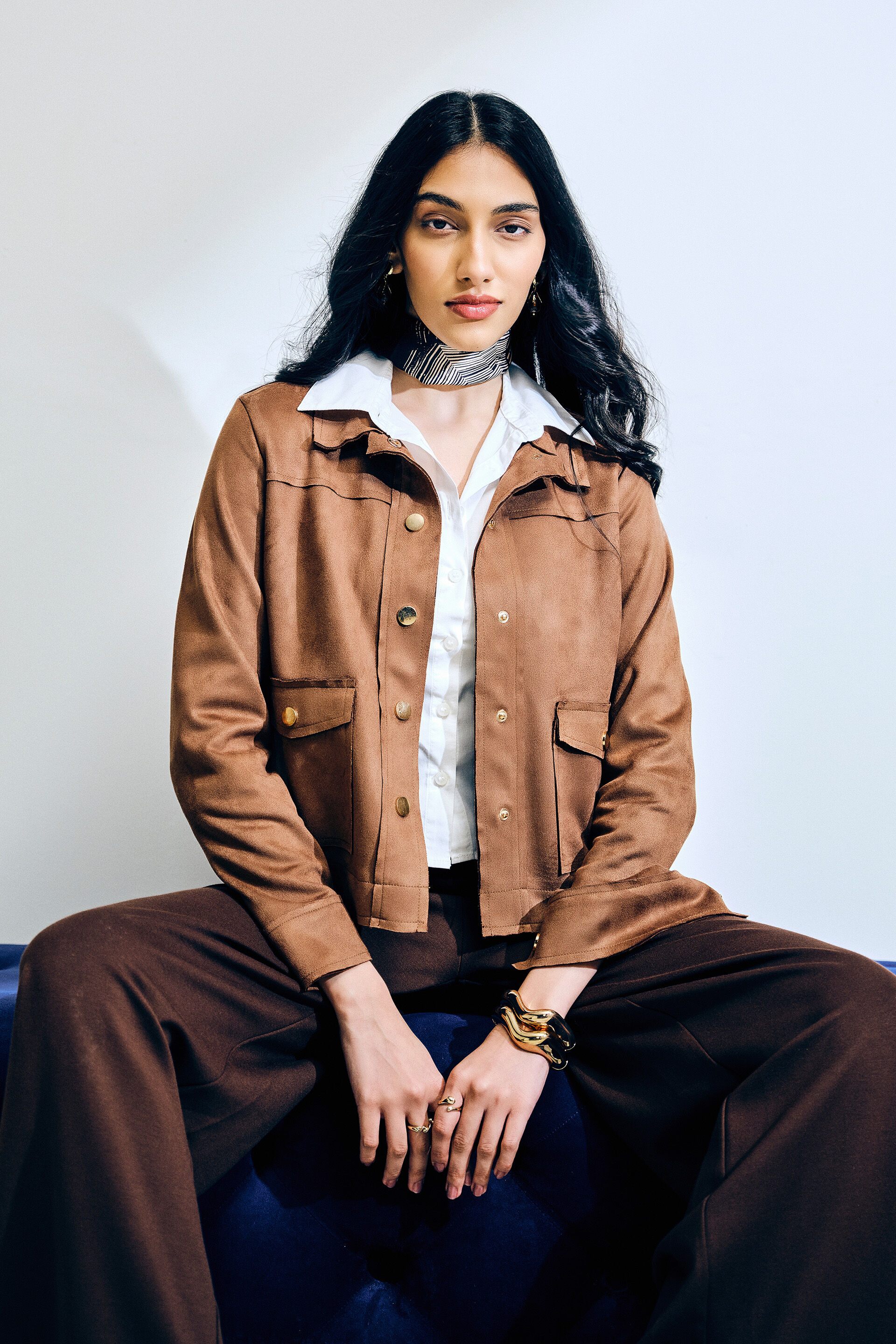Walnut Brown Jacket, Brown, image 1